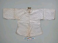 藏品(銀灰地提花緞大襟女短衫)的圖片